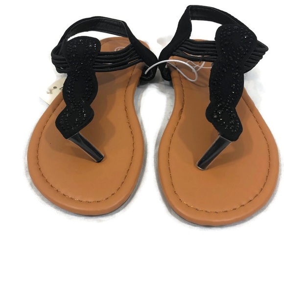 Brand new Girls Black Bobbie Brooks Sandals - Picture 3 of 8